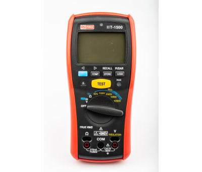 Product image for RS Pro IIT1500 Insulation Tester