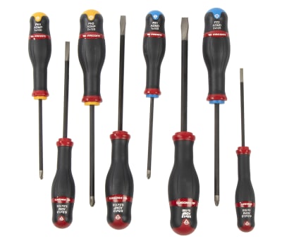 Product image for 8 DIAMOND TIP SCREWDRIVERS  SET