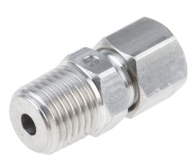 Product image for Stainless Steel Fitting 1/4" NPT x 4.0mm