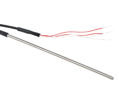 Product image for PRTD Pt100, 3mm x 125mm 2 mtr cable