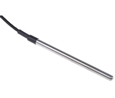 Product image for RS PRO Type PT 100 Thermocouple 100mm Length, 6mm Diameter, -50°C → +250°C