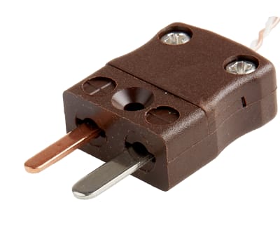 Product image for Type T IEC 0.315mm Thermocouple+Plug 1m