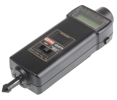 Product image for 1 memory optical tachometer,5-99999 rpm
