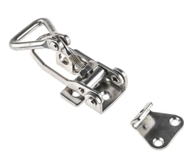 Product image for S/Steel adjustable latch,110 -202mm