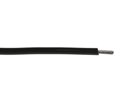 Product image for Wire 22 AWG PVC 300V UL1007 Black 305m