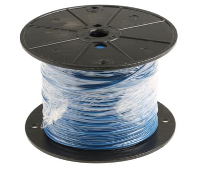 Product image for Wire 22 AWG PVC 300V UL1007 Blue 305m