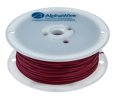 Product image for Wire 24 AWG PVC 300V UL1007 Red 305m