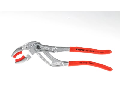 Product image for Knipex Pipe Wrench, 250.0 mm Overall Length, 75mm Max Jaw Capacity