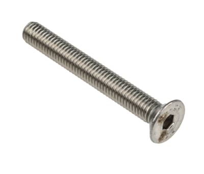 Product image for A2s/steel hex skt csk head screw,M5x40