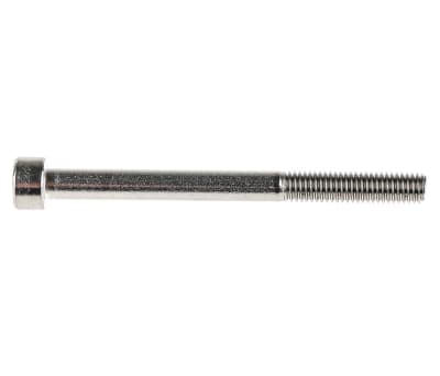 Product image for A2 s/steel hex socket cap screw,M5x60