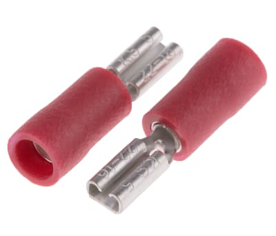 Product image for Crimp receptacle, 2.8mm, 22-16 AWG