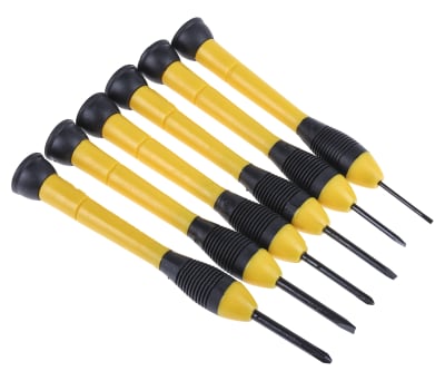 Product image for Stanley Precision Phillips, Slotted Screwdriver Set 6 Piece