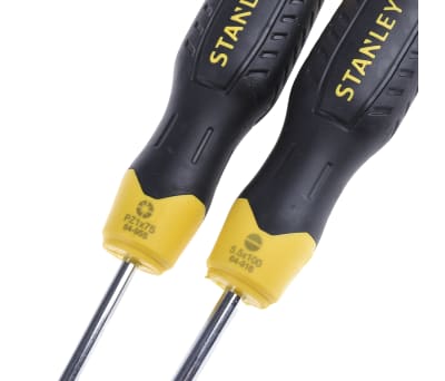 Product image for Stanley Engineers Flared, Parallel, Pozidriv Screwdriver Set 10 Piece