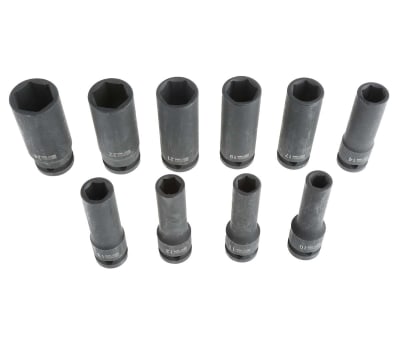 Product image for 10 Piece 1/2 Drive Impact Socket Set