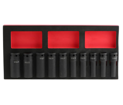 Product image for 10 Piece 1/2 Drive Impact Socket Set