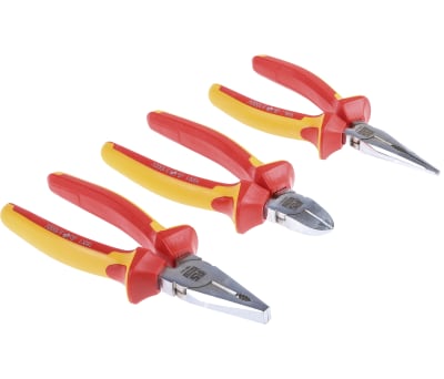 Product image for 3 pc Insulated Pliers Set (VDE Approved)