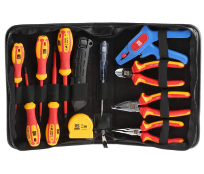 Product image for 12 Pc Insulated Pliers and SD Set