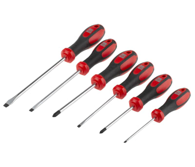 Product image for 6 Pc C-PLUS SDr Set - Slotted/Pozidriv