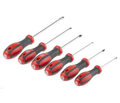 Product image for 6 Pc C-PLUS SDr Set - Slotted/Pozidriv