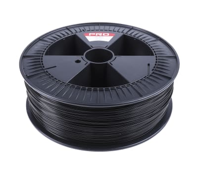 Product image for RS Pro Black PLA 1.75mm  filament 2.3kg