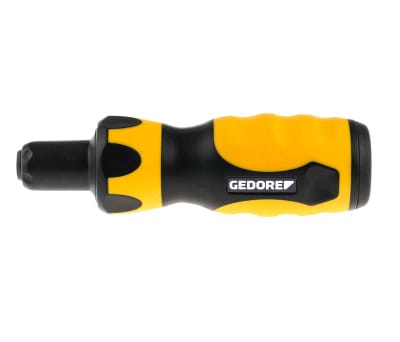 Product image for Gedore 1/4 in Hex Pre-Settable Torque Screwdriver, 0.2 → 1.5Nm