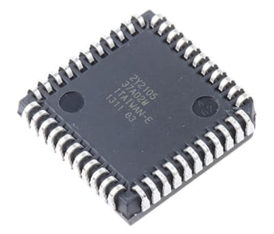 Product image for MCU 8K Flash ISP 256 RAM 24MHz 5V PLCC44