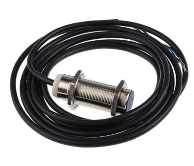 Product image for Telemecanique Sensors M18 x 1 Inductive Sensor - Barrel, PNP Output, 5 mm Detection, IP65, IP67, Cable Terminal