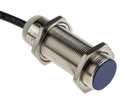 Product image for Telemecanique Sensors M18 x 1 Inductive Sensor - Barrel, PNP Output, 5 mm Detection, IP65, IP67, Cable Terminal