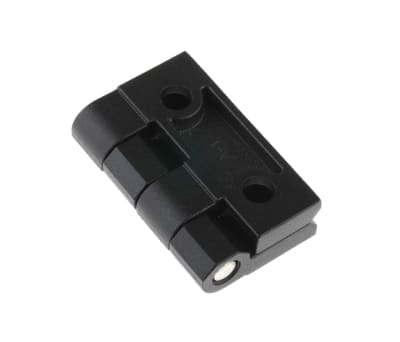 Product image for Black Zinc Alloy Hinge, 60x60x36