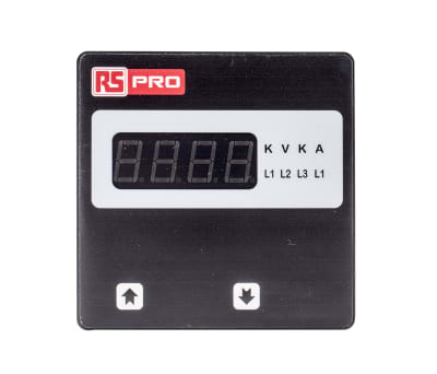 Product image for Dig Ammeter, 96x96, 1Ph, 40-300V ac/dc