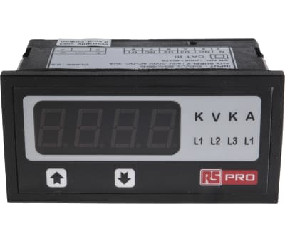 Product image for Dig Voltmeter, 48x96, 3Ph, 40-300V ac/dc