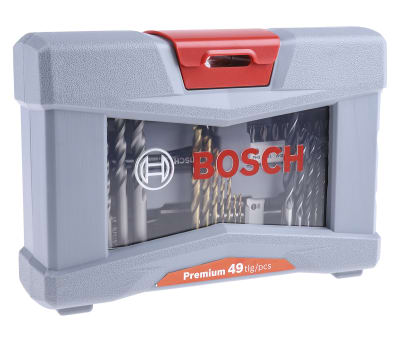 Product image for Bosch 49 piece Masonry Twist Drill Bit Set, 2mm to 20mm