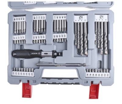 Bosch 105 Piece Masonry Twist Drill Bit Set, 2mm to 20mm - RS