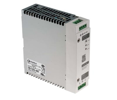 Product image for Din Rail Power Supply, 120W, 48V Output