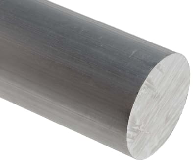 Product image for 6082T6 Aluminium rod, 40mmdia x 1m, 1 pk