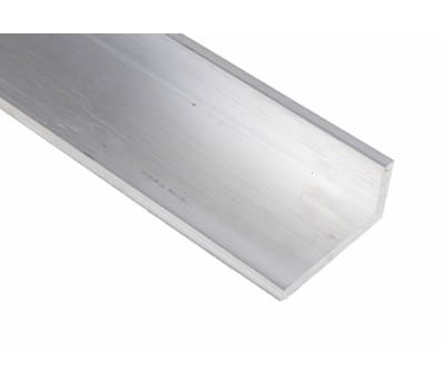 Product image for 6082T6 Aluminium angle,100x50x10mmx1m,2