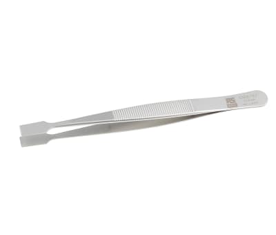 Product image for Flat tip tweezers 120mm