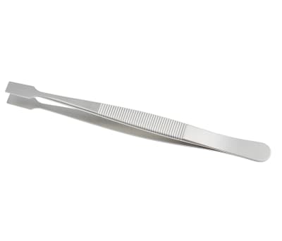 Product image for Flat tip tweezers 120mm