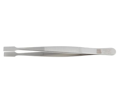 Product image for Flat tip tweezers 120mm