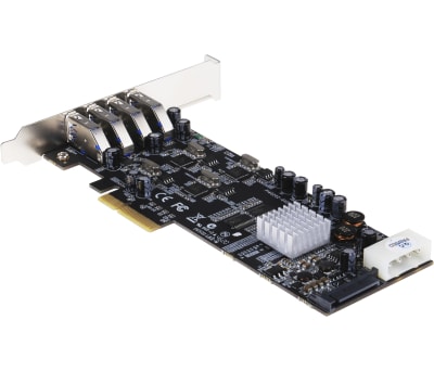 Product image for 4 PORT PCIE QUAD BUS USB 3.0 CARD