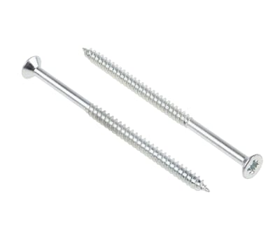 Product image for 8X3 POZI TWINTHREAD WSCREW ZINC PLATED