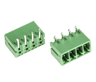 Product image for 3.5mm pluggable terminal block,header,4P