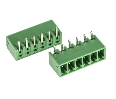 Product image for 3.5mm pluggable terminal block,header,6P