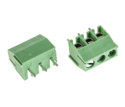 Product image for 3.5MM LOW PROFILE PCB TERMINAL BLOCK, 3P