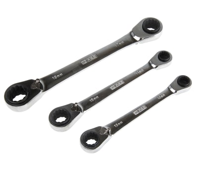 Product image for 3pcs 4 in 1 reversible ratchet set