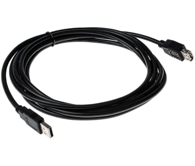 Product image for ROLINE USB 2.0 , A - A, M/F, 3M