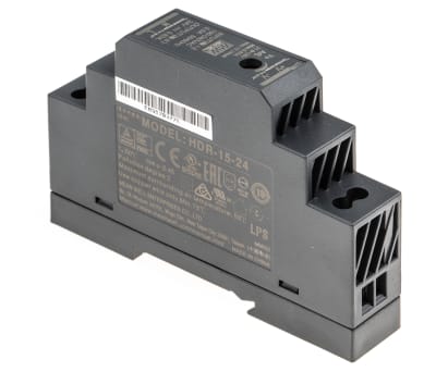 Product image for Ultra Slim Step Shape PSU, 15 W, 24 Vdc