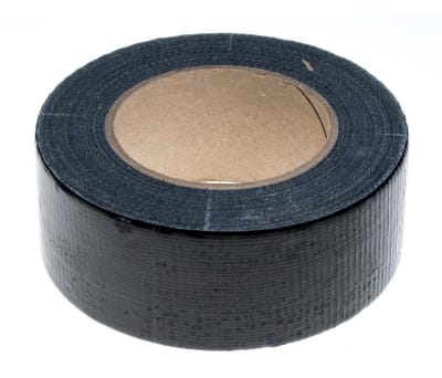 Product image for RS Pro Duct tape black 50mm x 50m