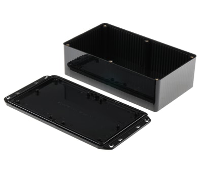 Product image for ABS Flanged Case, Black, 210x112x61