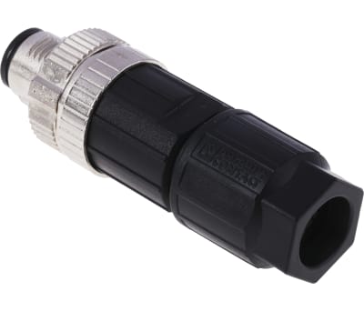 Product image for M12,5P,PLUG,SPEEDCON,A-CODED,PUSH-IN